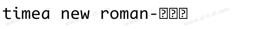 timea new roman字体转换